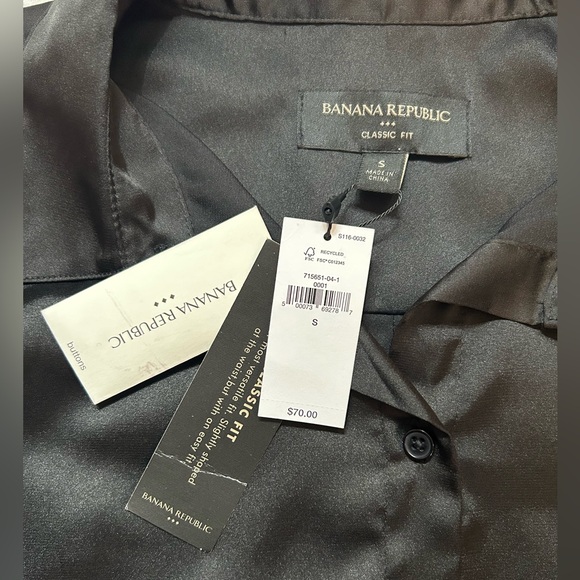 Banana Republic Button Up Silk Shirt - Picture 5 of 5